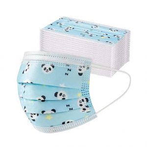 CUBREBOCAS TRICAPA PLISADO INFANTIL CAJA  C/50 PZS